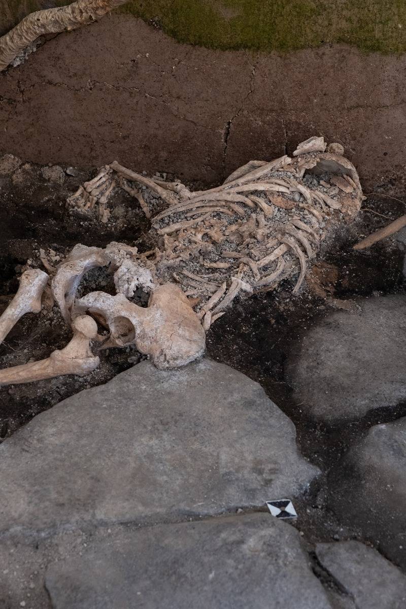 15 dakikada yeryüzünden silinen Pompei'de yeni keşif: Fırına sığınmışlar... 28